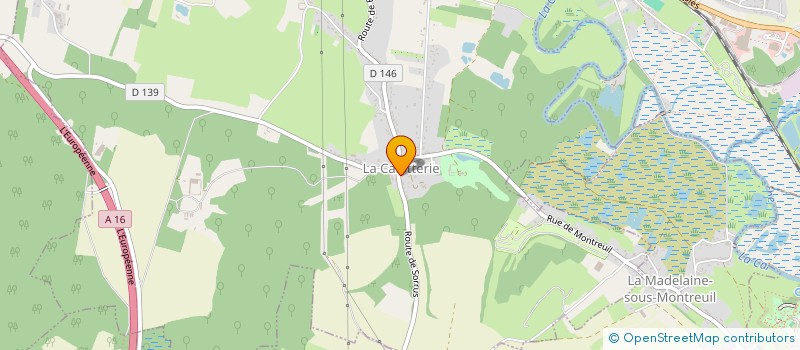 localisation de l'entreprise AUX 4 SAISONS  LA CALOTTERIE