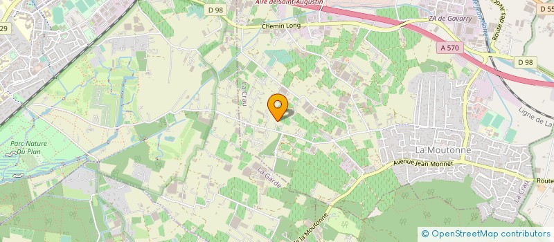 localisation de l'entreprise AUX 4 SAISONS DES HALLES à LA CRAU