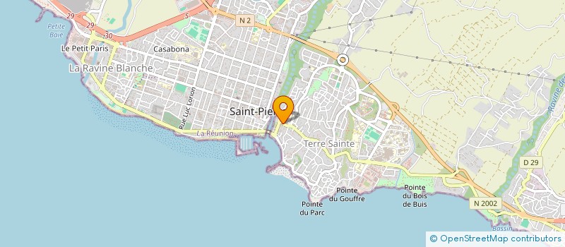 localisation de l'entreprise AUX 4 SAVEURS à SAINT-PIERRE
