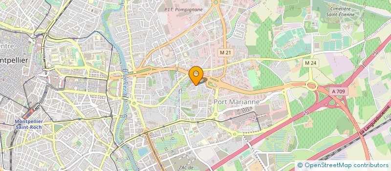 localisation de l'entreprise AUX 5 CONTINENTS à MONTPELLIER