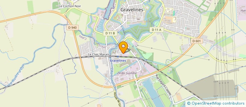 localisation de l'entreprise AUX 5 SAVEURS  GRAVELINES