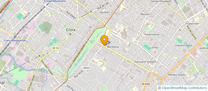 localisation de l'entreprise AUX 6 CEREALES à ROUBAIX