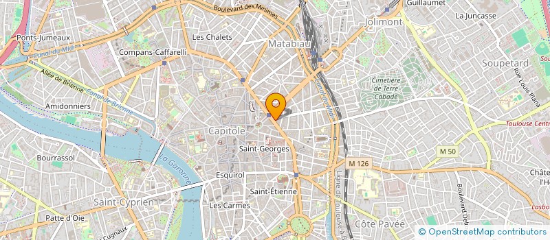 localisation de l'entreprise AUX 7 CHAKRAS à TOULOUSE
