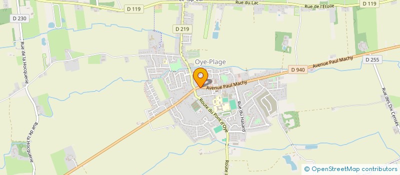 localisation de l'entreprise AUX 7 EPIS  OYE-PLAGE