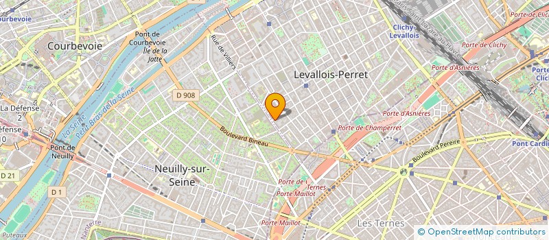 localisation de l'entreprise AUX 7 PLAISIRS à LEVALLOIS-PERRET