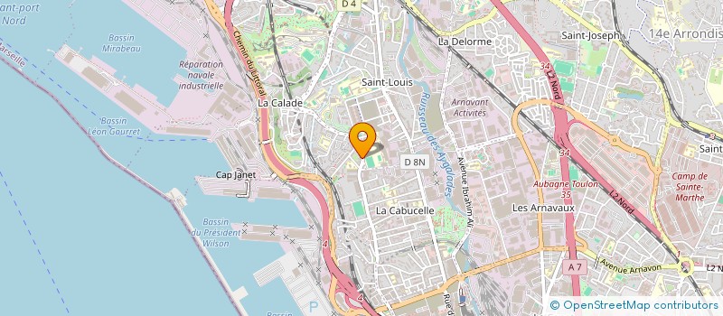 localisation de l'entreprise AUX ABBAT à MARSEILLE