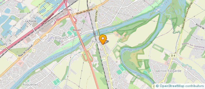 localisation de l'entreprise AUX AILES  PINSAGUEL