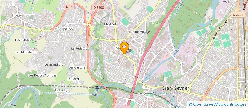 localisation de l'entreprise AUX AMIS  ANNECY