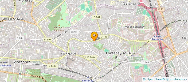 localisation de l'entreprise AUX AMIS DE FONTENAY à FONTENAY-SOUS-BOIS