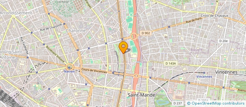 localisation de l'entreprise AUX AMIS REUNIS  PARIS