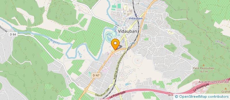 localisation de l'entreprise AUX AMIS VAROIS  VIDAUBAN