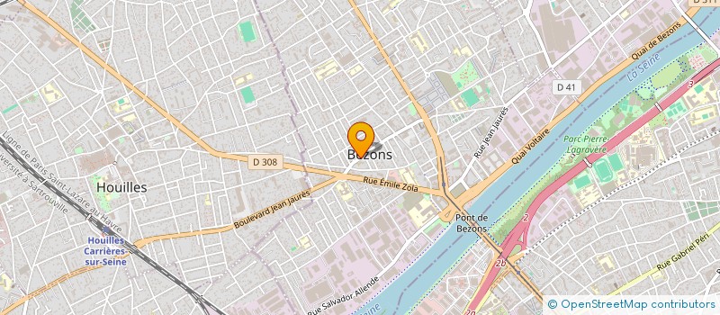 localisation de l'entreprise AUX AMOUREUX DE LA DANSE à BEZONS