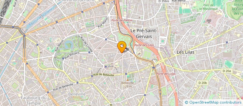 localisation de l'entreprise AUX AMOURS DES CHIENS  PARIS