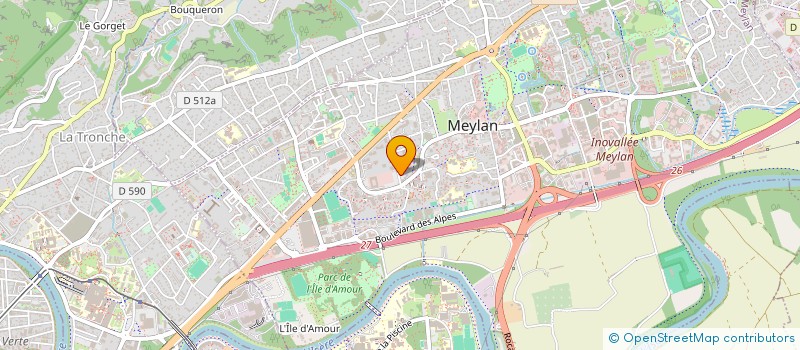 localisation de l'entreprise AUX ARBRES CITADINS !  MEYLAN