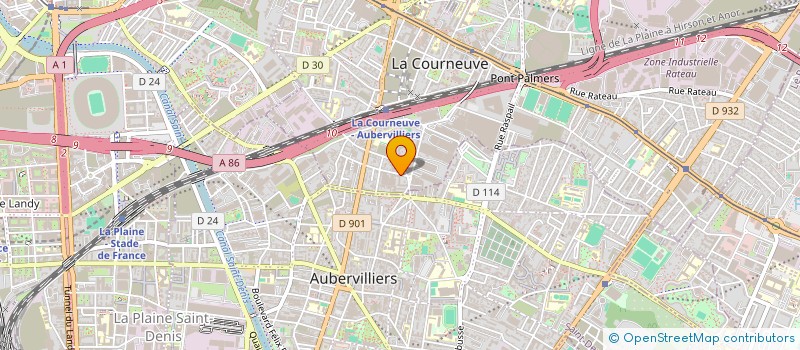 localisation de l'entreprise AUX ARMES DE NIEL à LA COURNEUVE