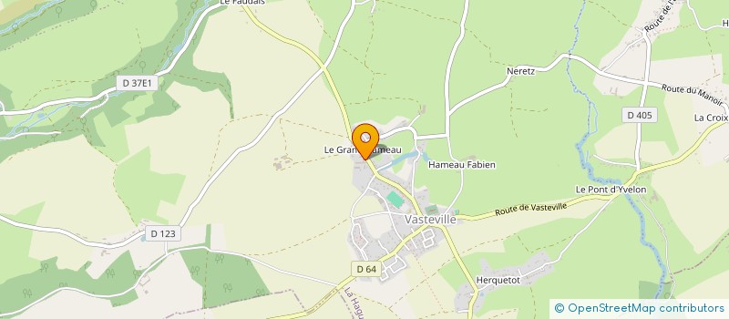 localisation de l'entreprise AUX ARTISANS MARBRIERS à LA HAGUE