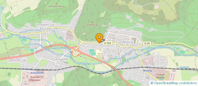 localisation de l'entreprise AUX ARTS ETC...  MUTZIG