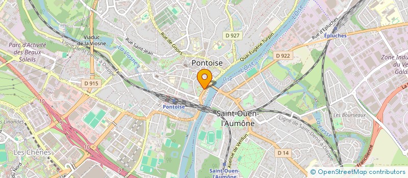 localisation de l'entreprise AUX ARTS FLORAUX DE PONTOISE  PONTOISE