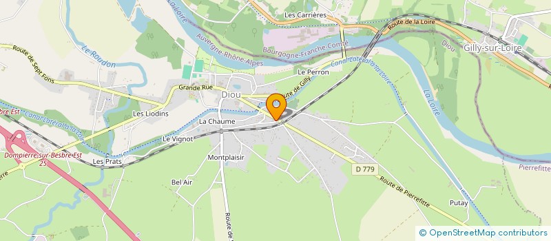 localisation de l'entreprise AUX BAMBINS GOURMANDS  DIOU