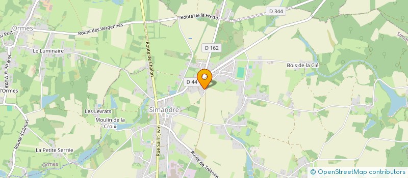 localisation de l'entreprise AUX BAMBINS HEUREUX à SIMANDRE