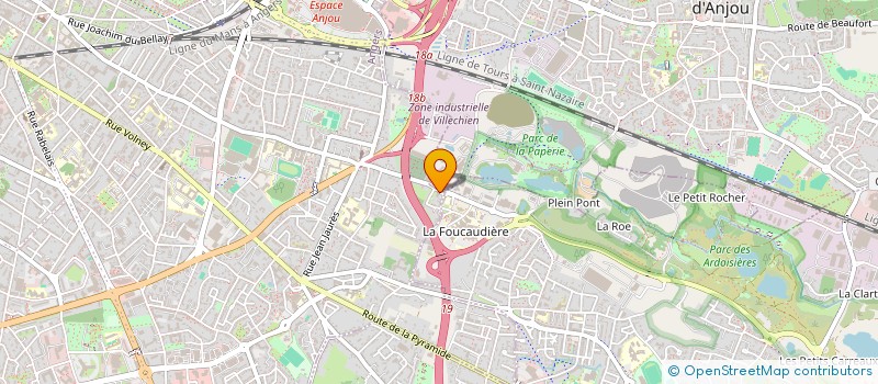 localisation de l'entreprise AUX BATIMENTS DE LA LOIRE  ANGERS