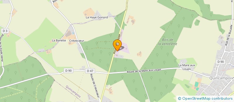 localisation de l'entreprise AUX BATISSEURS REGIONAUX à QUINCAMPOIX