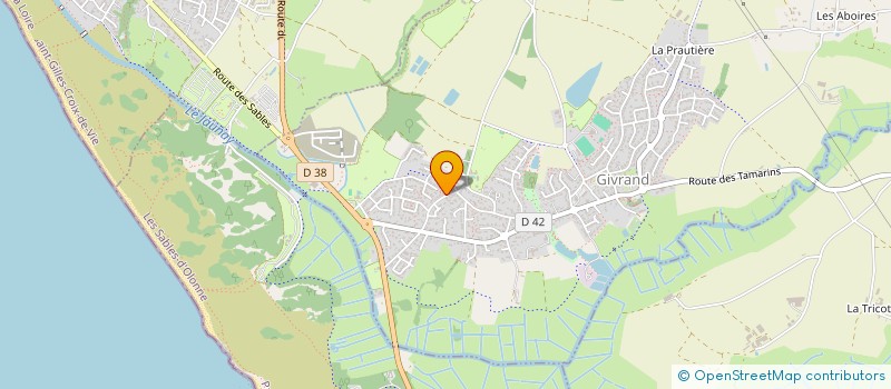 localisation de l'entreprise AUX BEAUX LIEUX ENCHANTES  BEAULIEU-SOUS-LA-ROCHE