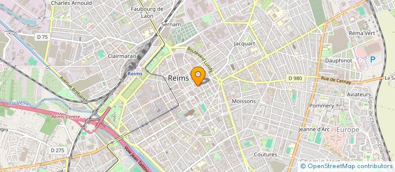 localisation de l'entreprise AUX BEAUX ONGLES à REIMS