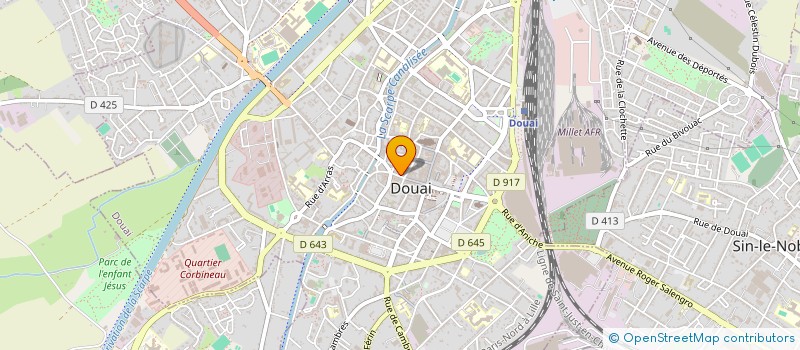 localisation de l'entreprise AUX BEBES DE GAYANT à DOUAI