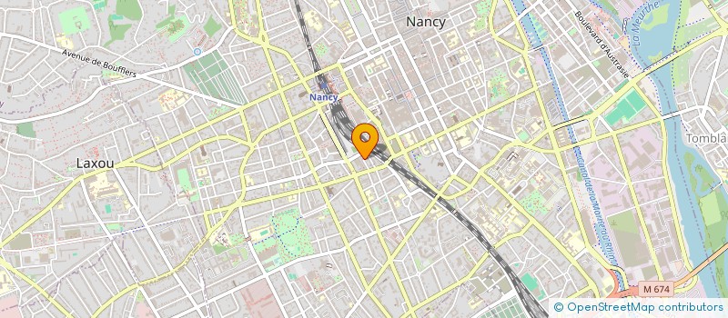 localisation de l'entreprise AUX BELLES EPREUVES  NANCY