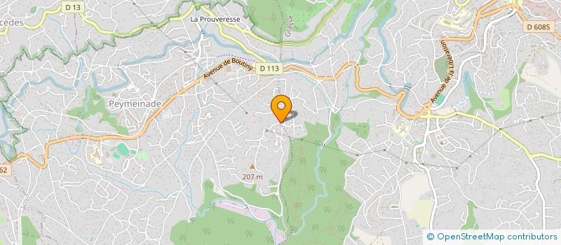 localisation de l'entreprise AUX BELLES SENTEURS à GRASSE