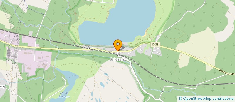 localisation de l'entreprise AUX BERGES DE L'OUEST  MORCENX-LA-NOUVELLE