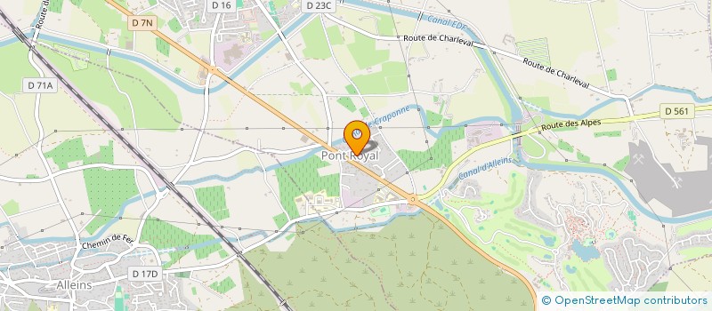 localisation de l'entreprise AUX BIONHEURS DES SAISONS à MALLEMORT