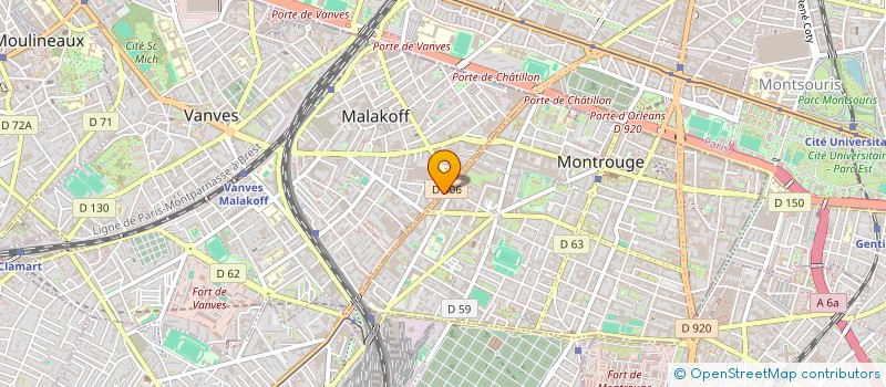 localisation de l'entreprise AUX BLES D OR  MONTROUGE