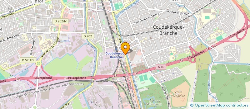 localisation de l'entreprise AUX BOIS D HIER ET D AUJOURD HUI  COUDEKERQUE-BRANCHE