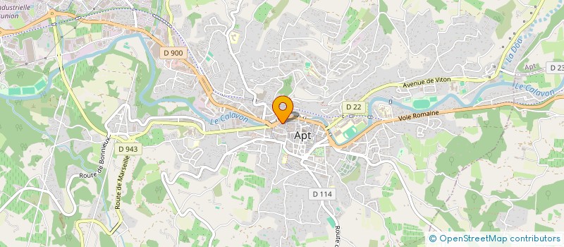 localisation de l'entreprise AUX BONHEURS SARL à APT