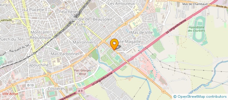 localisation de l'entreprise AUX BONNES AFFAIRES DE NIMES  NIMES