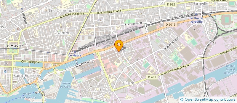 localisation de l'entreprise AUX BONS AMIS à LE HAVRE