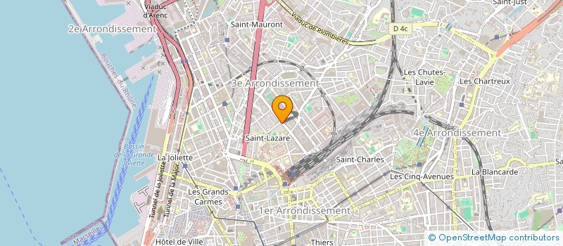 localisation de l'entreprise AUX BONS AMIS  MARSEILLE