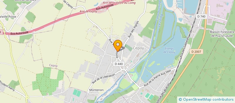 localisation de l'entreprise AUX BONS DELICES DE CEPOY  CEPOY