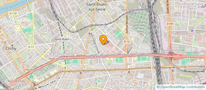 localisation de l'entreprise AUX BONS ENFANTS à SAINT-OUEN-SUR-SEINE