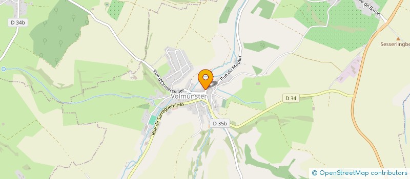 localisation de l'entreprise AUX BONS FRUITS ET LEGUMES  VOLMUNSTER