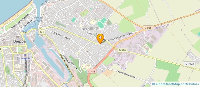 localisation de l'entreprise AUX BONS GOUTS à DIEPPE