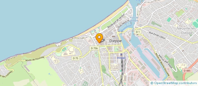 localisation de l'entreprise AUX BONS PLATS à DIEPPE