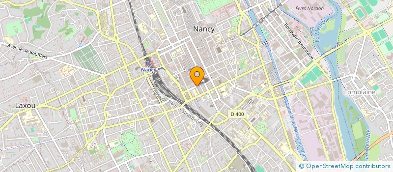 localisation de l'entreprise AUX BONS SOINS  NANCY
