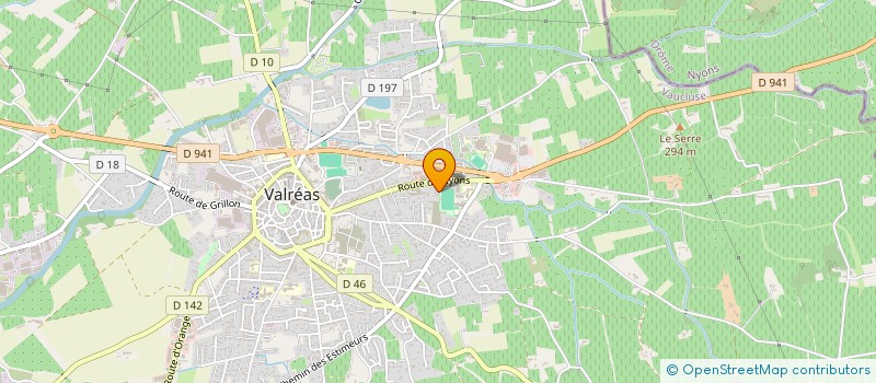 localisation de l'entreprise AUX BONS TUYAUX à VALREAS