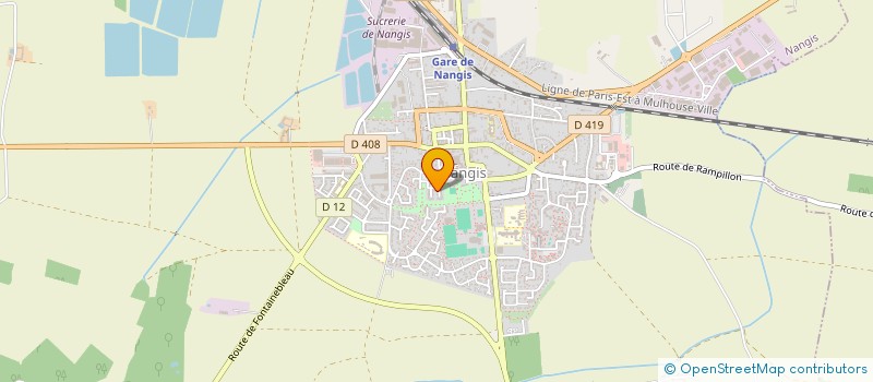 localisation de l'entreprise AUX BONS TUYAUX  NANGIS