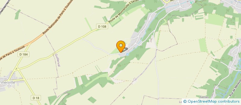 localisation de l'entreprise AUX BONS VIVANTS  GUILLERVAL