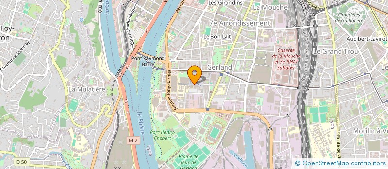 localisation de l'entreprise AUX BOUQUETS D' AMANDINE à LYON