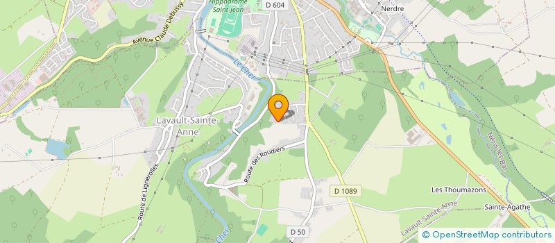 localisation de l'entreprise AUX BOURBONS DELICES à LAVAULT-SAINTE-ANNE
